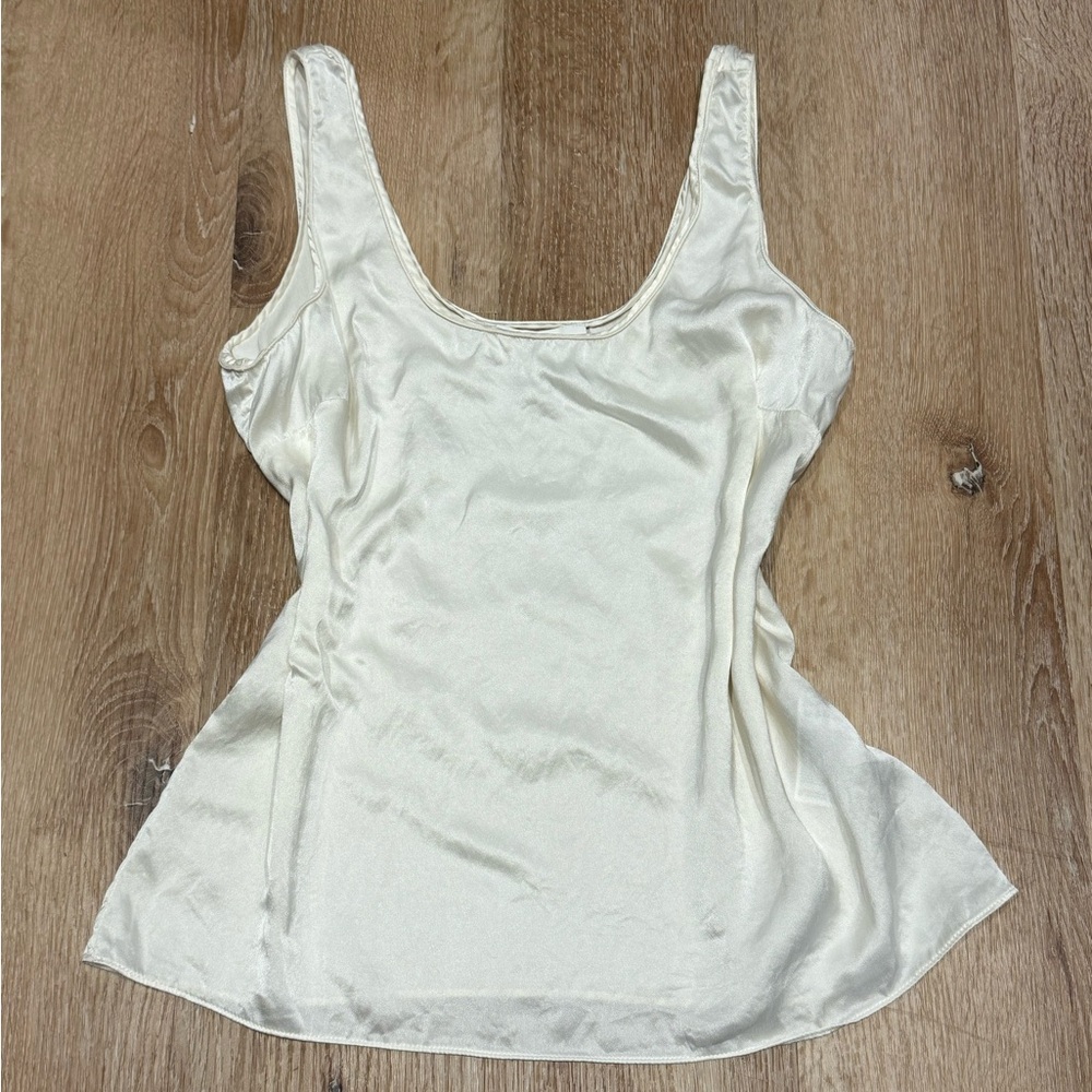 Banana Republic Ivory Silk Blouse